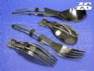 Titanium Folding Fork Spoon